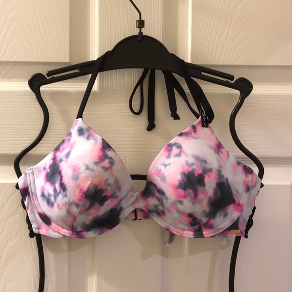 Top only πVS PINK Bikini Push-up Halter - Picture 2 of 7